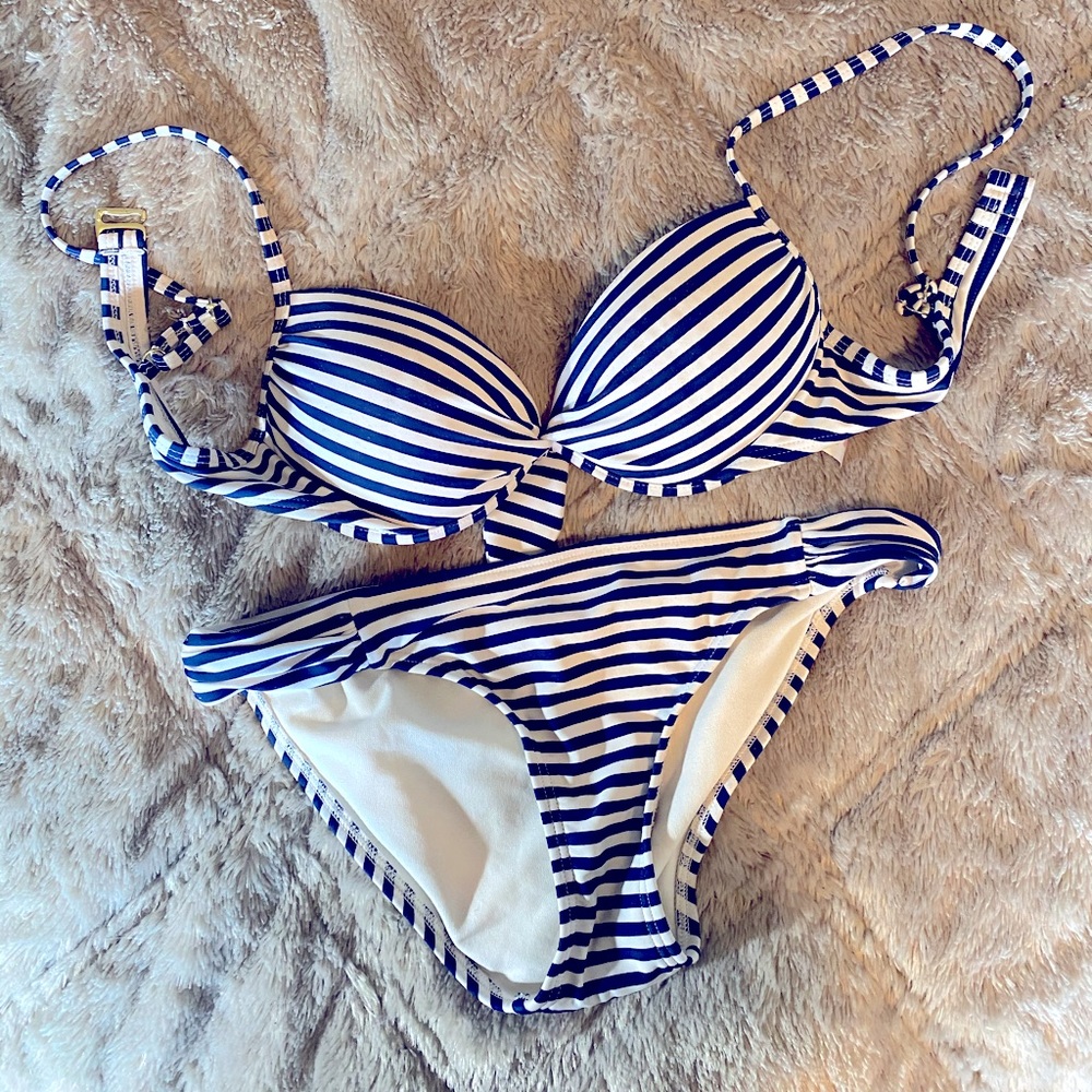 NAUTICAL PUSH UP BIKINI
